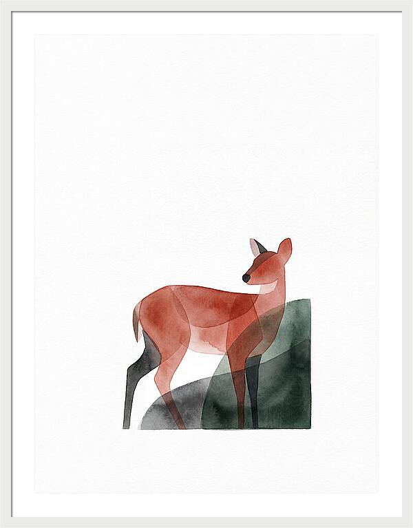 Red Brocket Silhouette