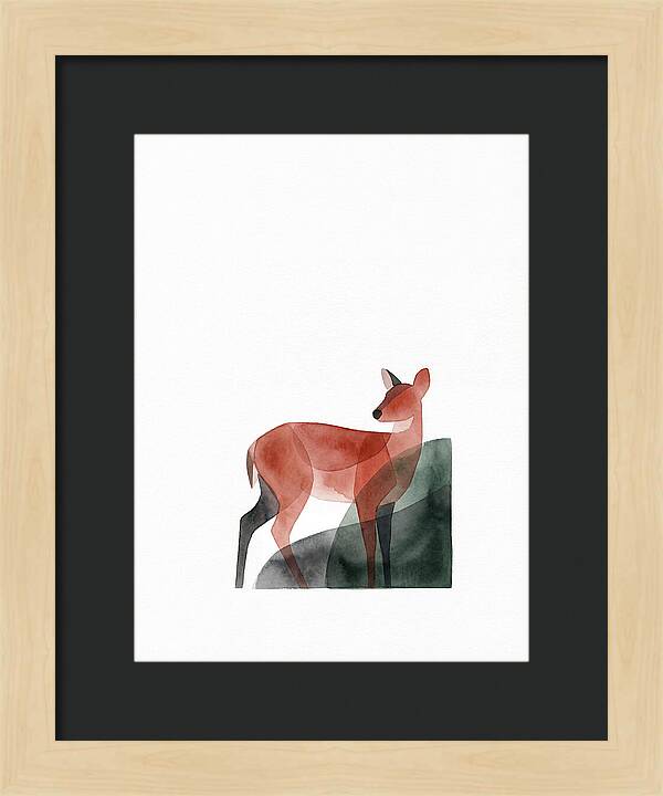 Red Brocket Silhouette