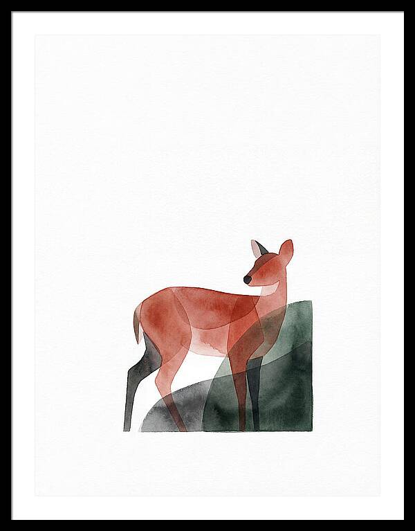 Red Brocket Silhouette