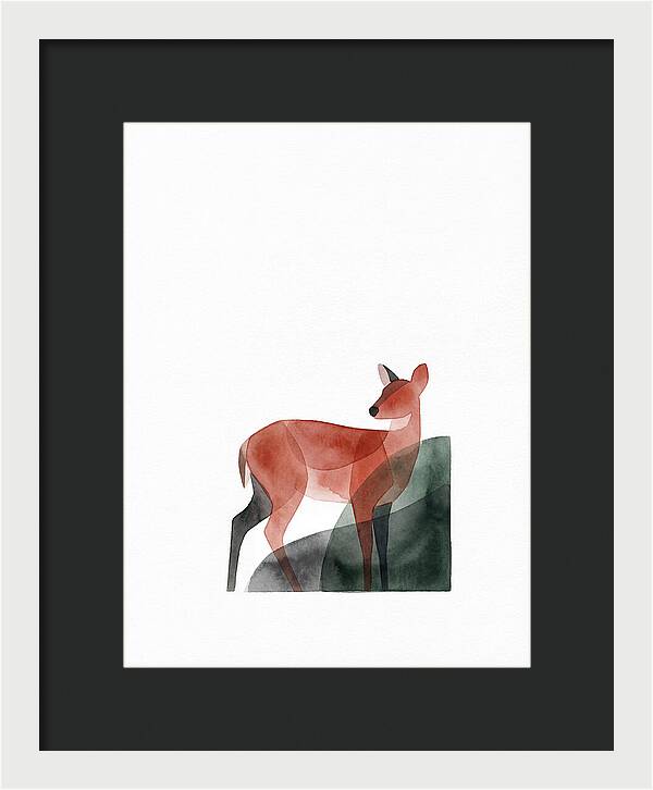 Red Brocket Silhouette