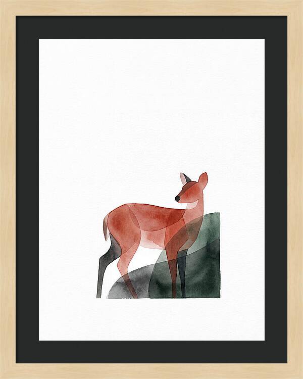 Red Brocket Silhouette