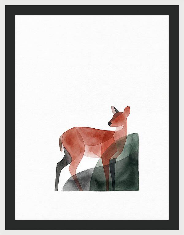 Red Brocket Silhouette