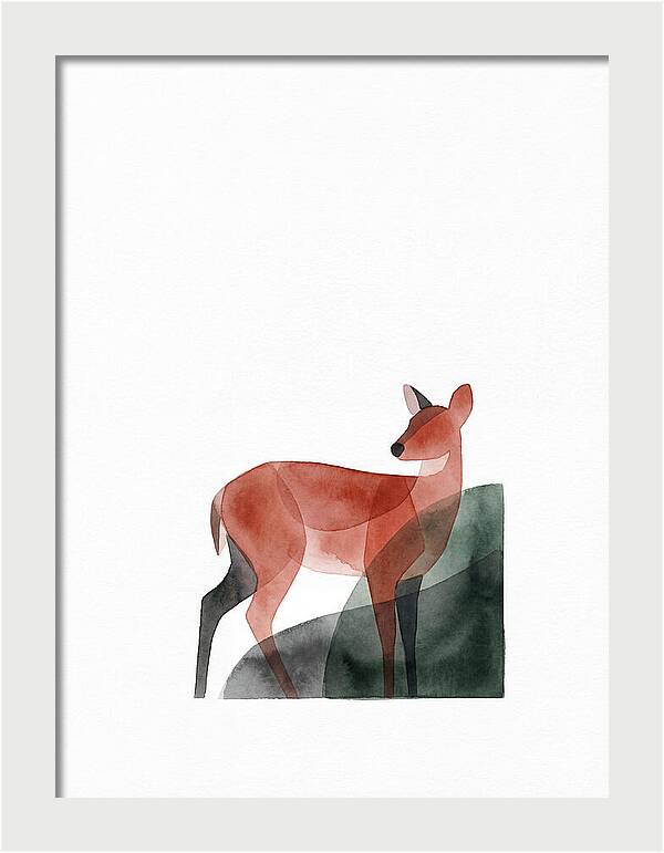 Red Brocket Silhouette