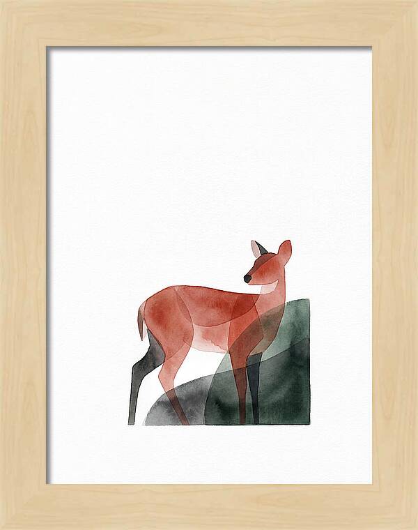 Red Brocket Silhouette