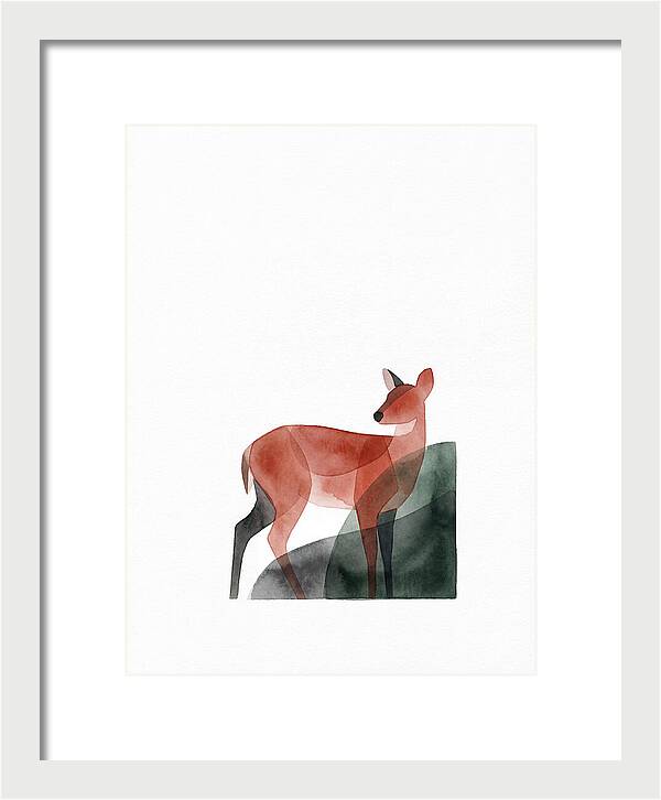 Red Brocket Silhouette