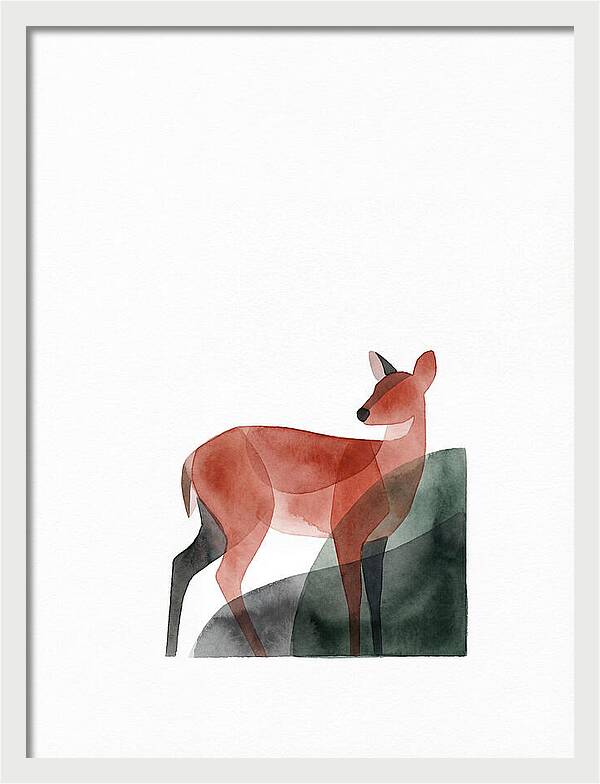 Red Brocket Silhouette