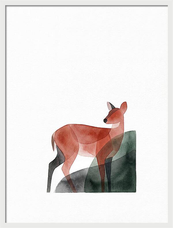 Red Brocket Silhouette