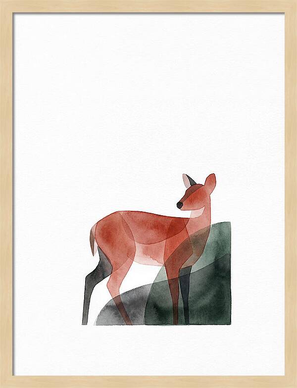 Red Brocket Silhouette