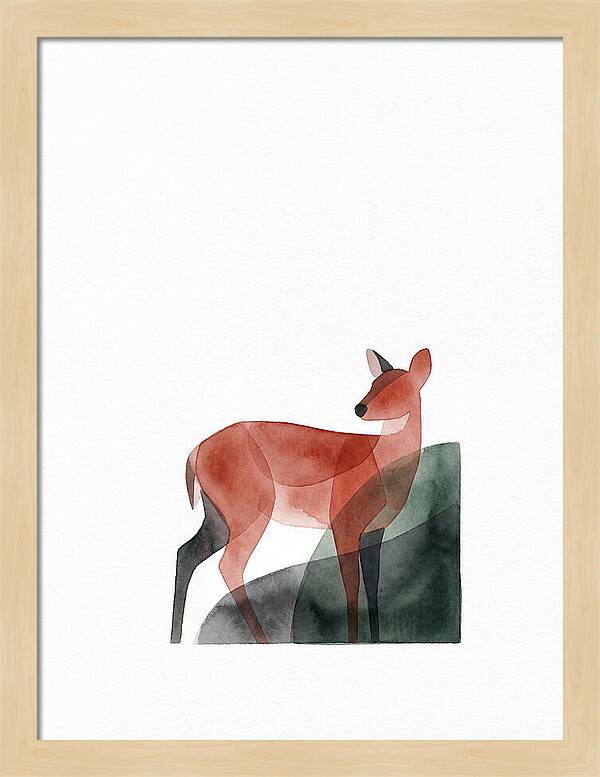 Red Brocket Silhouette