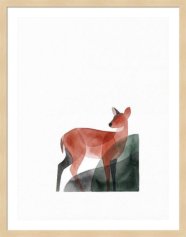 Red Brocket Silhouette