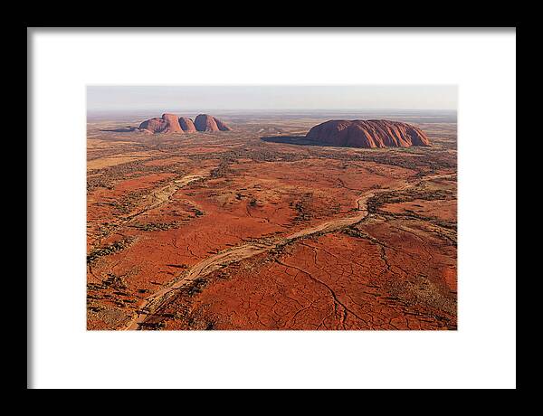 Red Centre Of Australia From Above