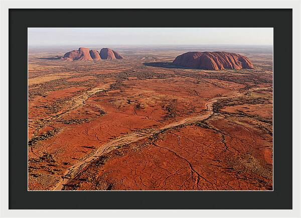 Red Centre Of Australia From Above