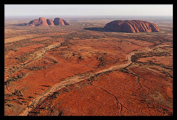 Red Centre Of Australia From Above