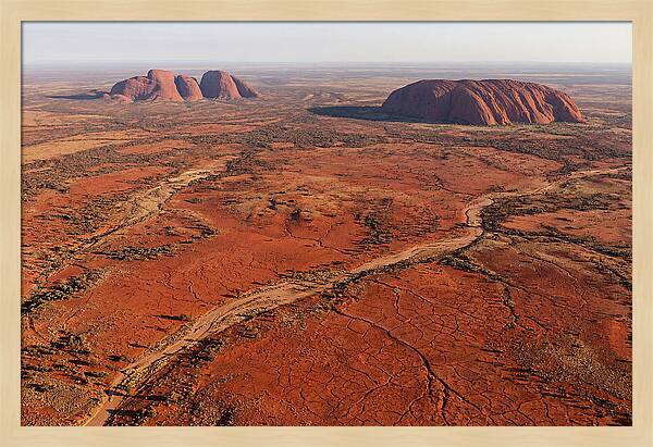 Red Centre Of Australia From Above