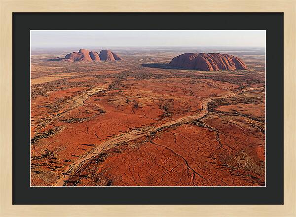 Red Centre Of Australia From Above