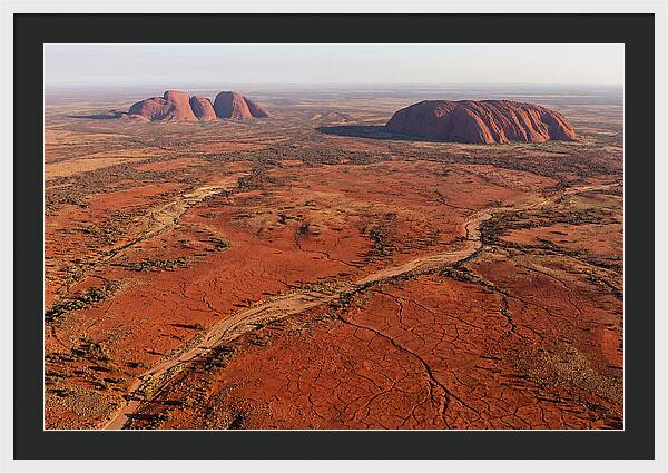 Red Centre Of Australia From Above