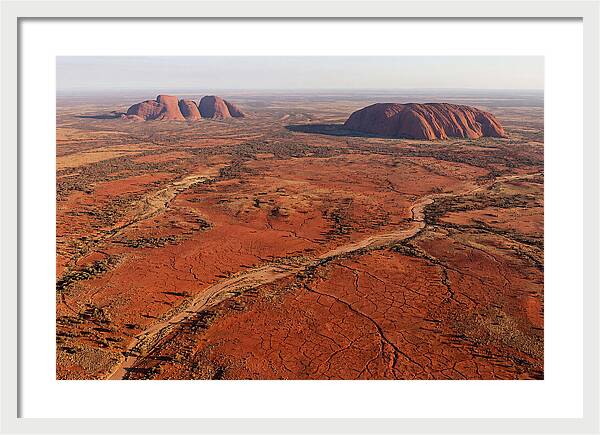 Red Centre Of Australia From Above