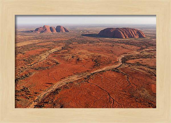 Red Centre Of Australia From Above