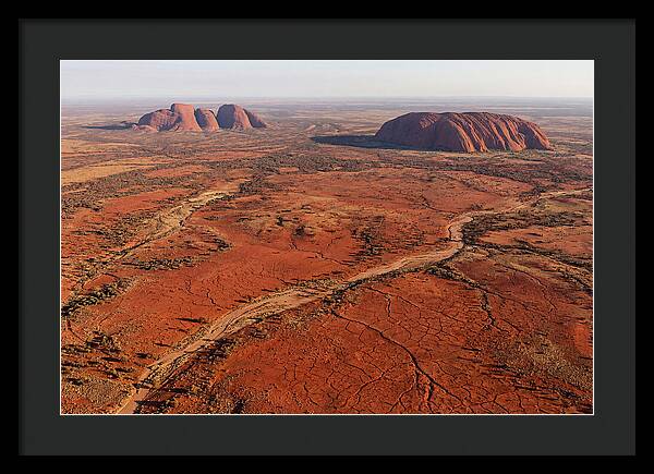 Red Centre Of Australia From Above