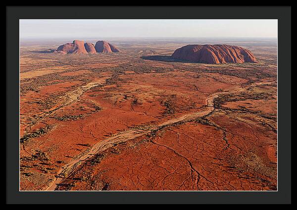 Red Centre Of Australia From Above