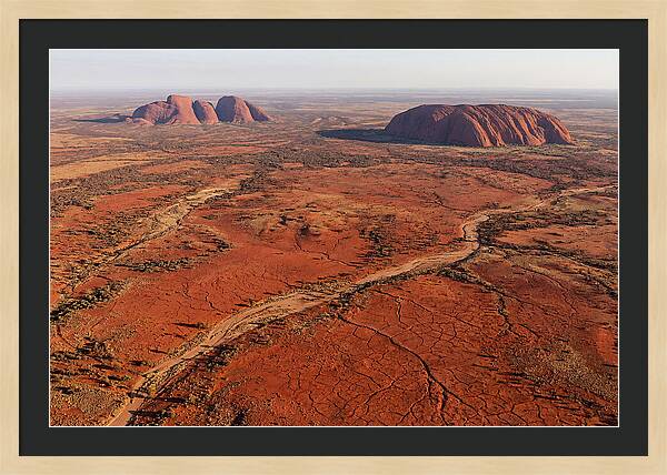 Red Centre Of Australia From Above