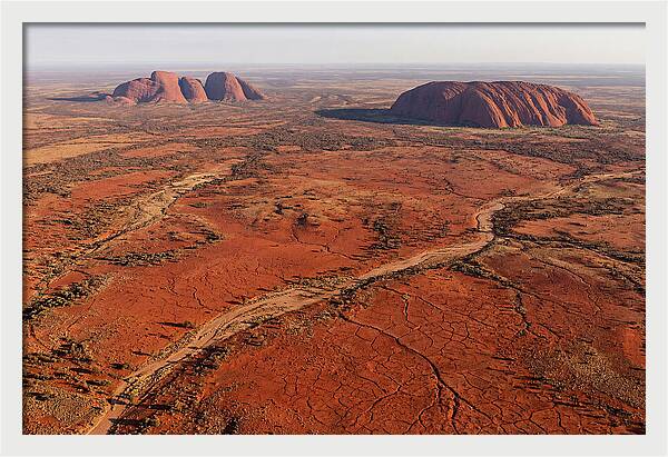 Red Centre Of Australia From Above