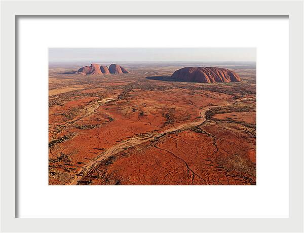 Red Centre Of Australia From Above