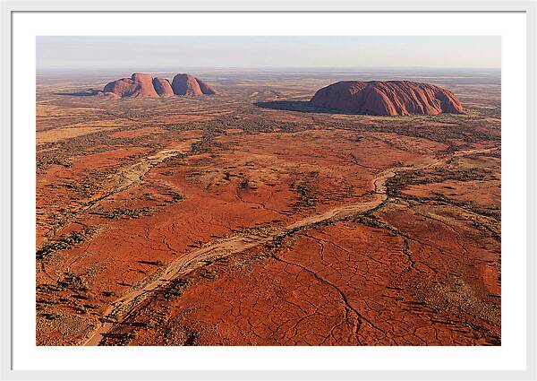 Red Centre Of Australia From Above