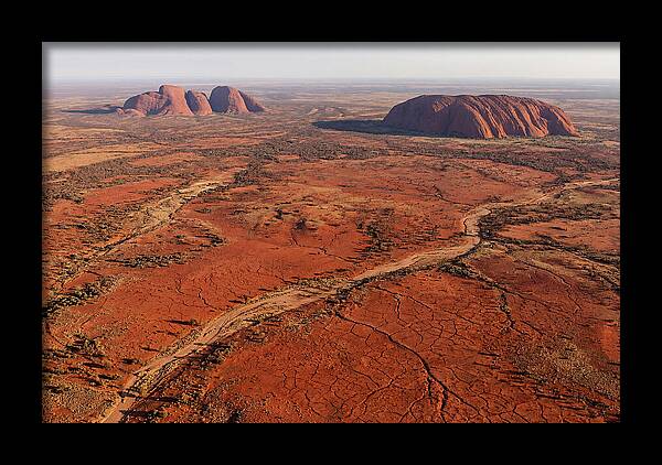 Red Centre Of Australia From Above