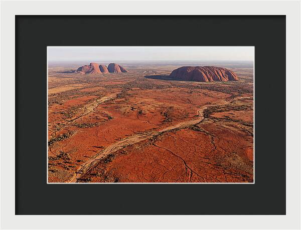 Red Centre Of Australia From Above