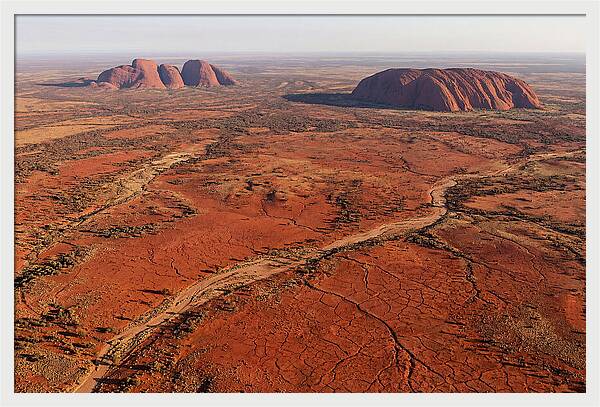 Red Centre Of Australia From Above