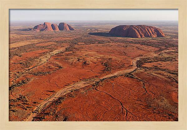 Red Centre Of Australia From Above
