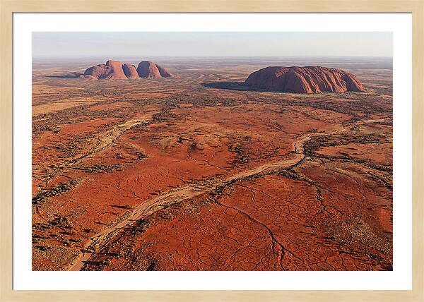 Red Centre Of Australia From Above