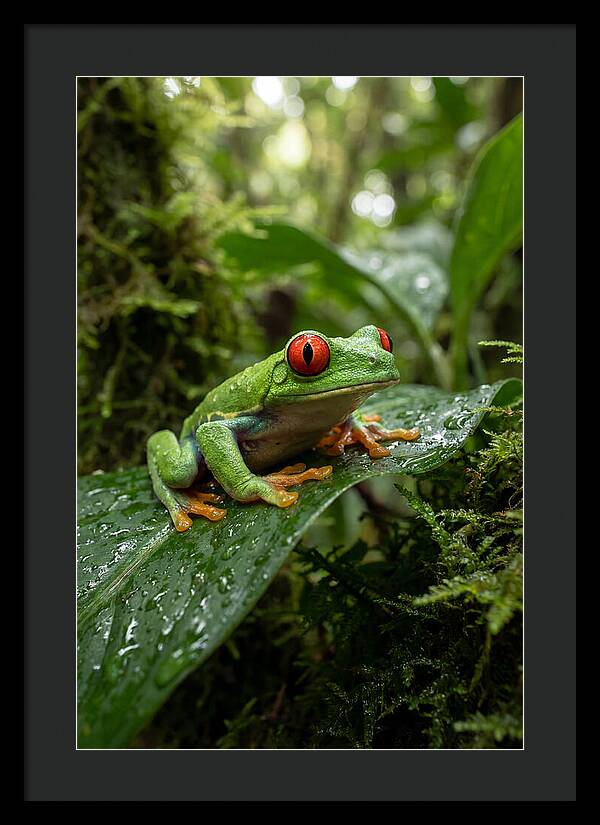 Red Eyed Tree Frog Resting