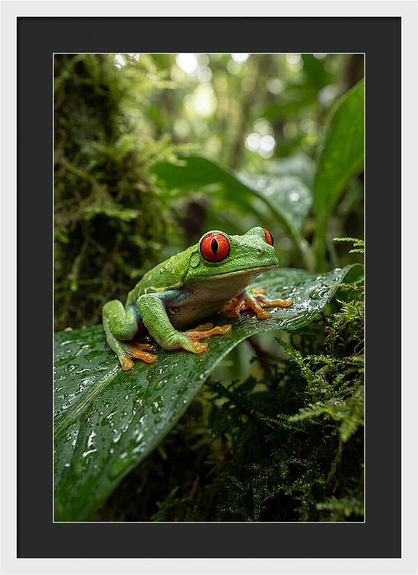 Red Eyed Tree Frog Resting