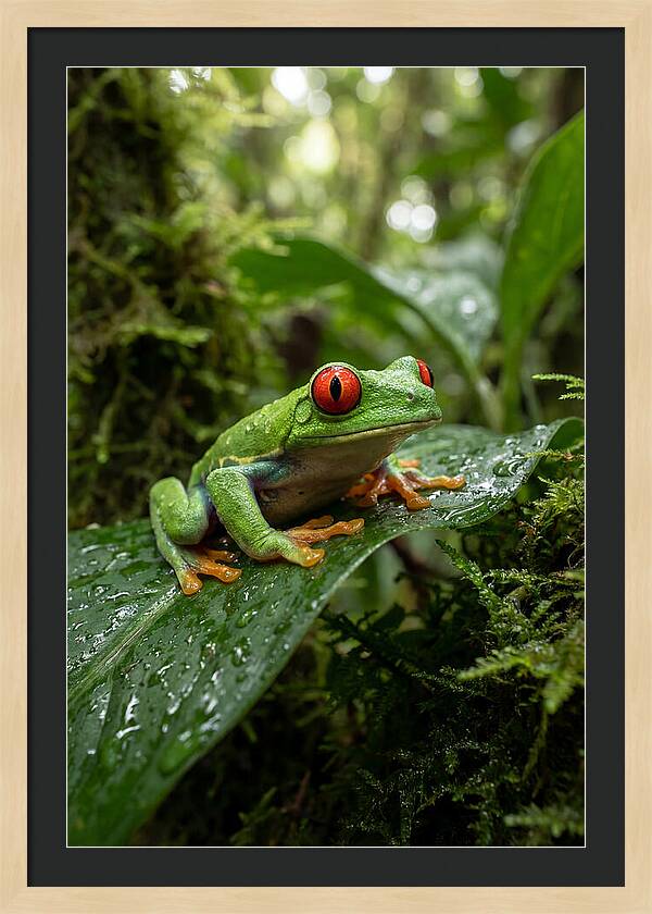 Red Eyed Tree Frog Resting