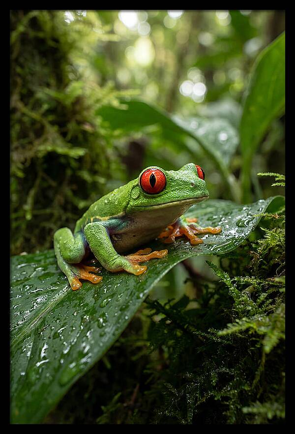 Red Eyed Tree Frog Resting