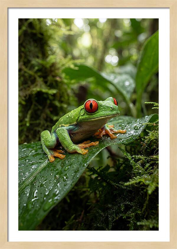 Red Eyed Tree Frog Resting