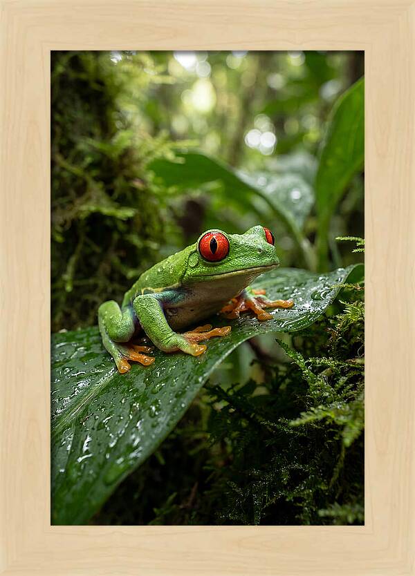 Red Eyed Tree Frog Resting