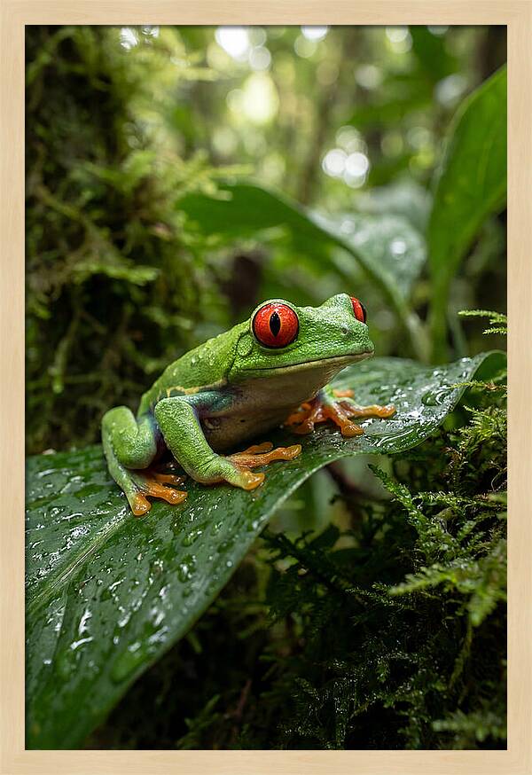 Red Eyed Tree Frog Resting