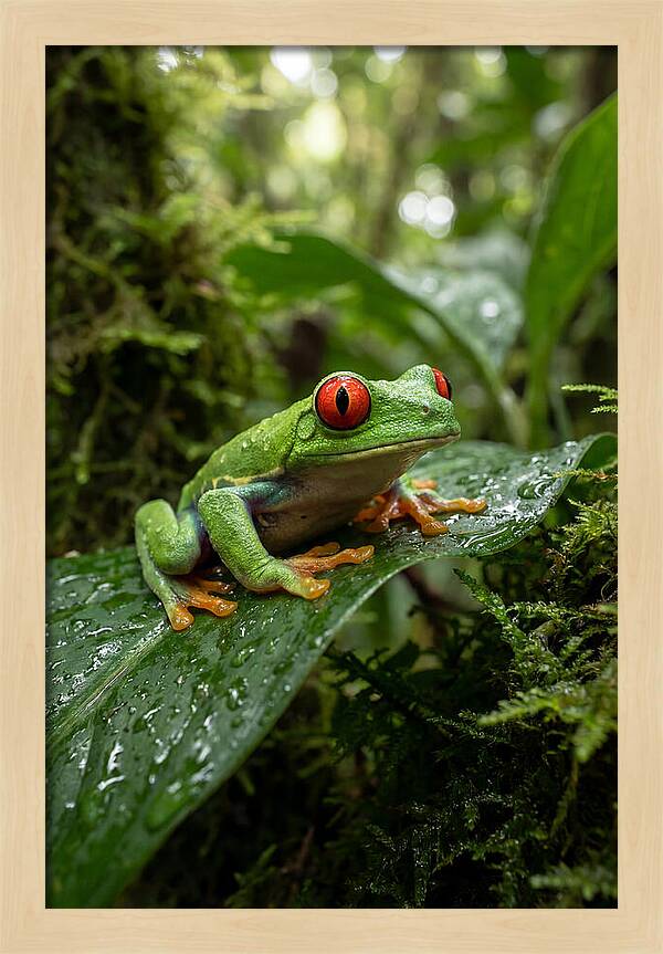 Red Eyed Tree Frog Resting