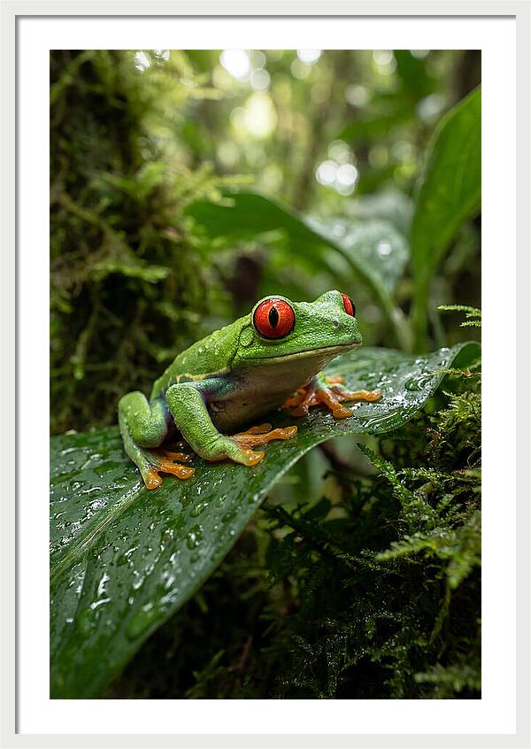 Red Eyed Tree Frog Resting