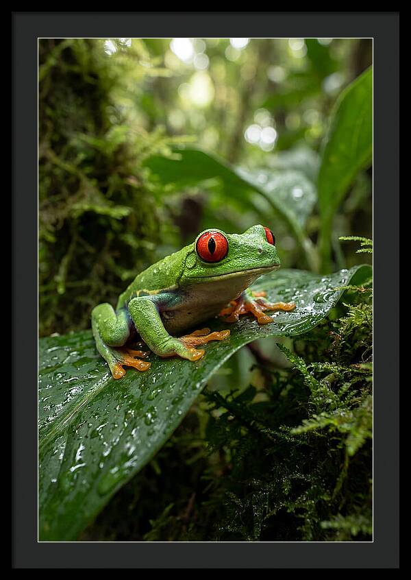 Red Eyed Tree Frog Resting