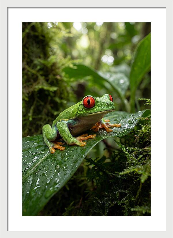 Red Eyed Tree Frog Resting