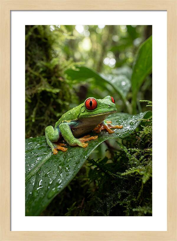 Red Eyed Tree Frog Resting