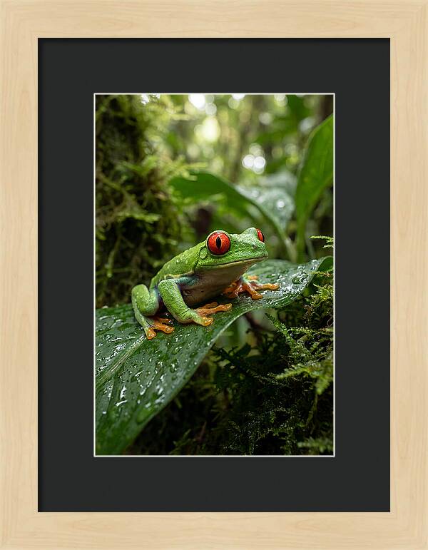 Red Eyed Tree Frog Resting