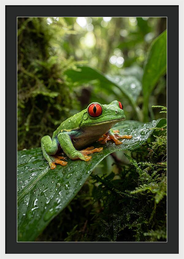 Red Eyed Tree Frog Resting