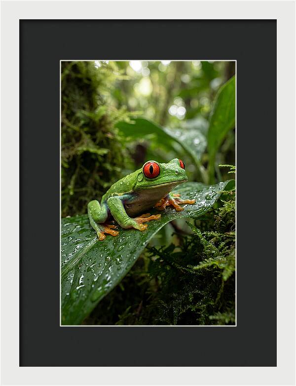 Red Eyed Tree Frog Resting