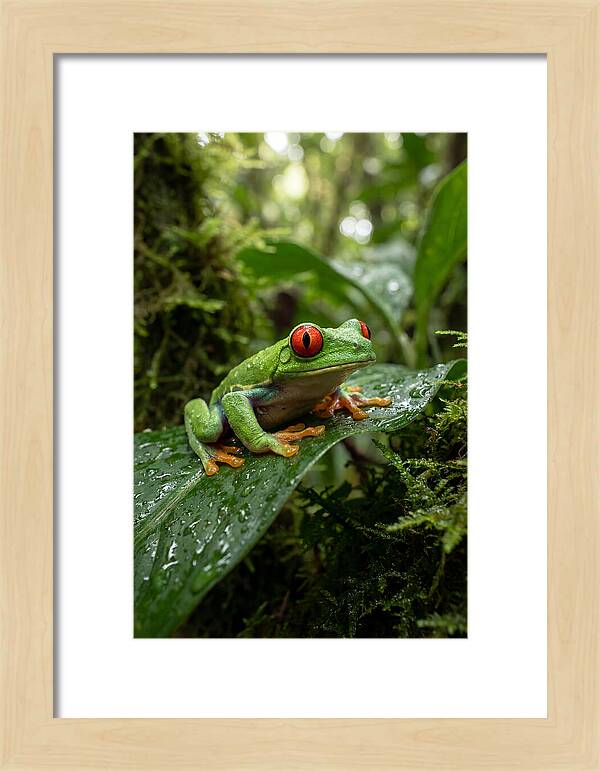 Red Eyed Tree Frog Resting