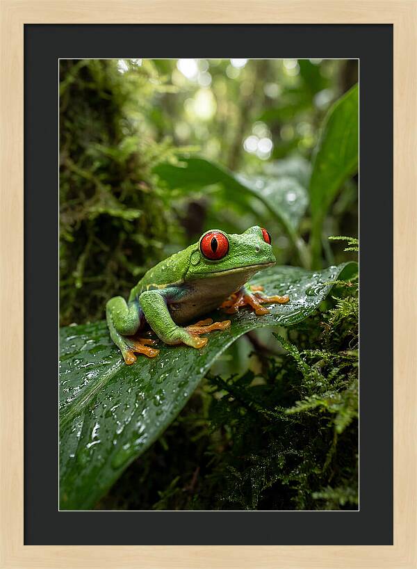 Red Eyed Tree Frog Resting